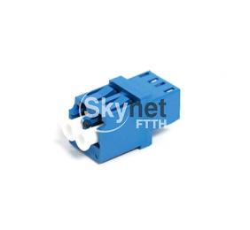 SK Blue Duplex Fiber Optic Adapter High Return Loss Lc To Lc Adapter